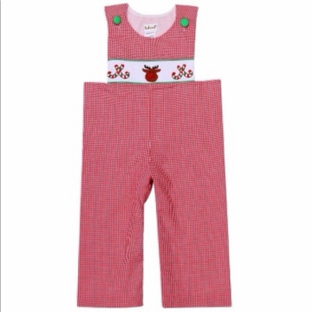 Rudolph Smocked Romper
